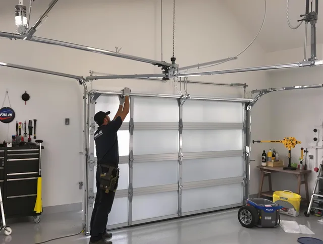 Charlotte Garage Door Repair certified team performing precision garage door installation in Charlotte