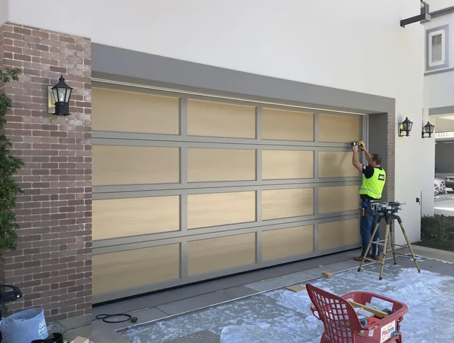 Garage door replacement service by Charlotte Garage Door Repair in Charlotte